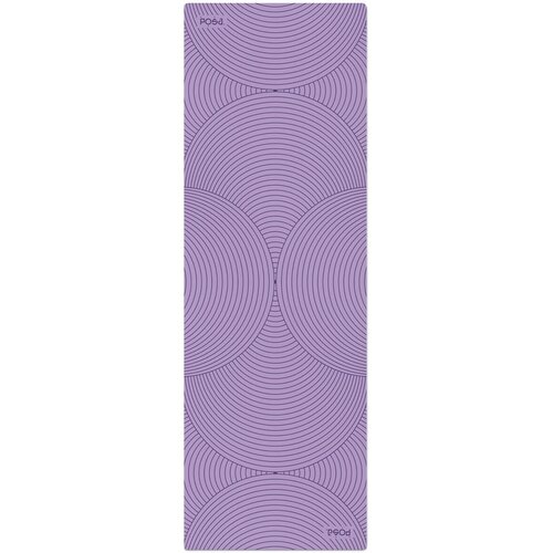 фото Профессиональный коврик для йоги каучук + полиуретан posa nonslip ultima 3.5mm lilac concord / нескользящий йога мат posa yoga / спортивный гимнастический коврик 3.5 мм для фитнеса, пилатеса, растяжки