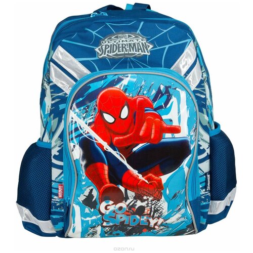фото Рюкзак школьный kinderline "spider- man classic", цвет: синий, красный, белый. smcb- mt1-988m академия холдинг