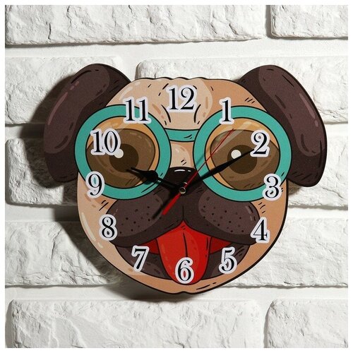 фото Часы настенные детские "собачка", 24 см микс mikimarket