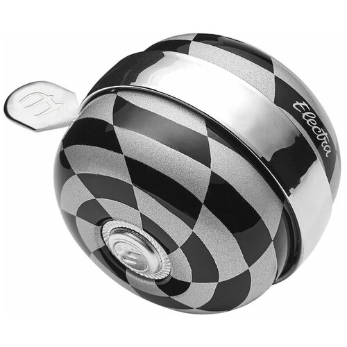 фото Велосипедный звонок electra spinner bells checkerboard