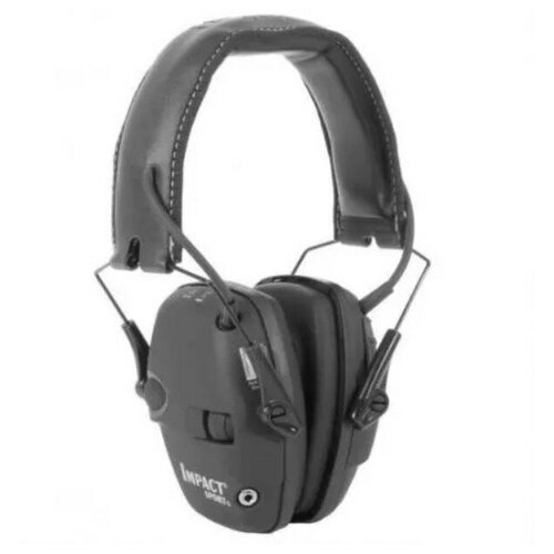 фото Наушники активные howard impact sport, стерео, snr 25db, nrr22db, черный, вход aux 3,5мм, 2хааа howard leight