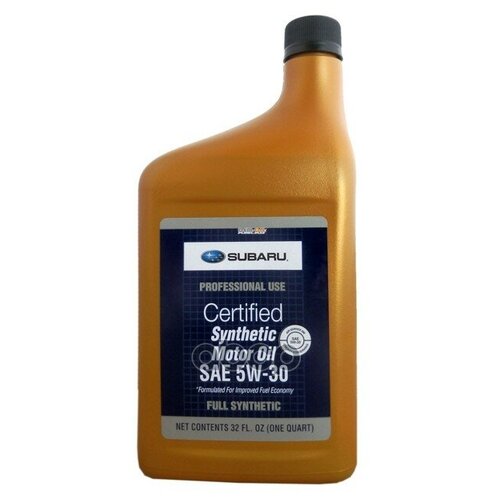 фото Subaru масло моторное синтетическое 946мл - 5w30 synthetic motor oil sm