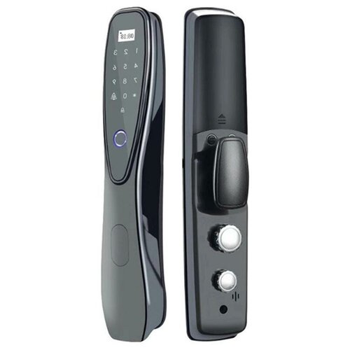 фото Hdcom sl-910 tuya-wifi - биометрический wi-fi smart кодовый замок на дверь - открытие по отпечатку пальца, жк-дисплей в подарочной упаковке