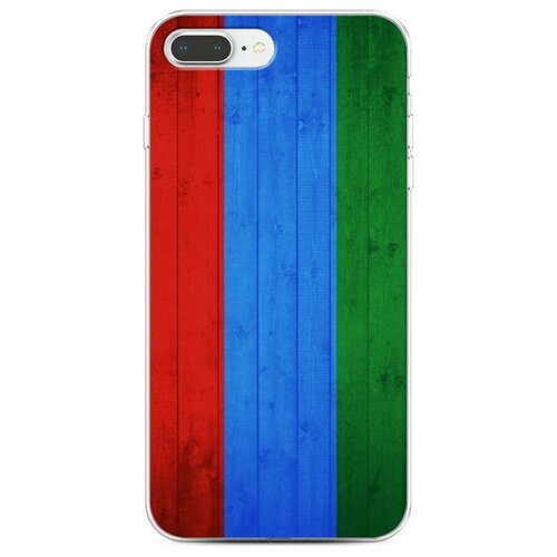 фото Силиконовый чехол "флаг дагестана" на apple iphone 8 plus / айфон 8 plus case place