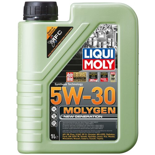 фото Масло моторное синтетическое liqui moly molygen new generation 5w-30, 1л