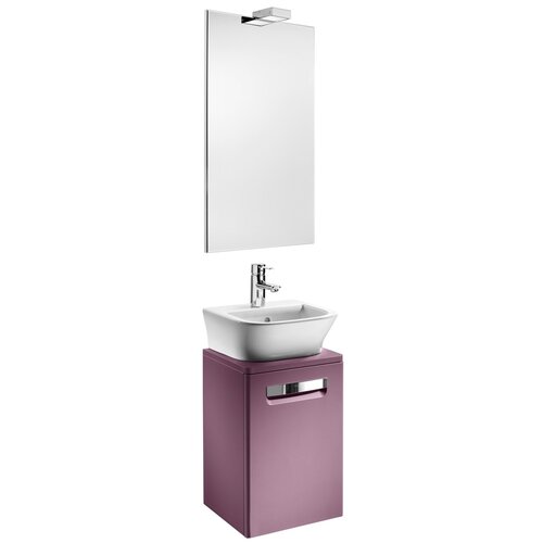 фото Мебель для ванной roca gap 45 фиолетовая (тумба, раковина, зеркало)