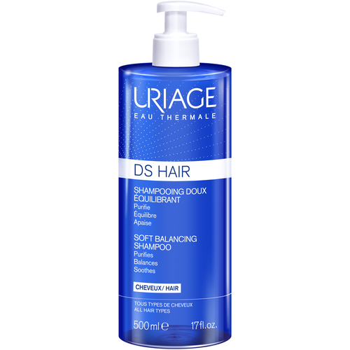 фото Uriage шампунь для волос doux equilibrant мягкий балансирующий, 500 мл