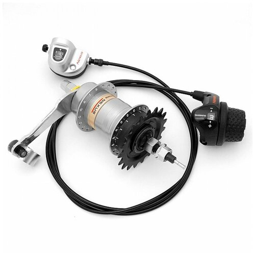 фото Набор планетарка shimano nexus (защитное покрытие) sg-3c41 + переключатель shimano nexus, 3s41e