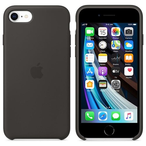 фото Чехол для apple iphone se (2020) silicone case black