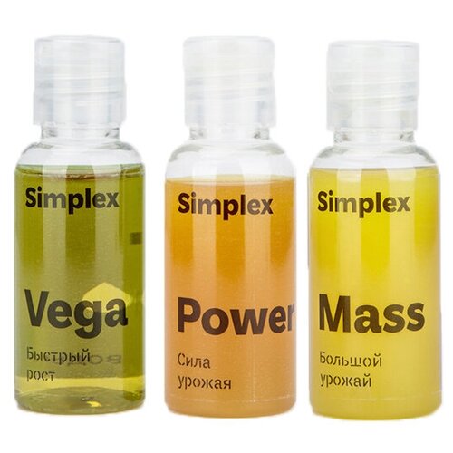фото Набор стимуляторов simplex vega+ power+ mass 3х30 мл