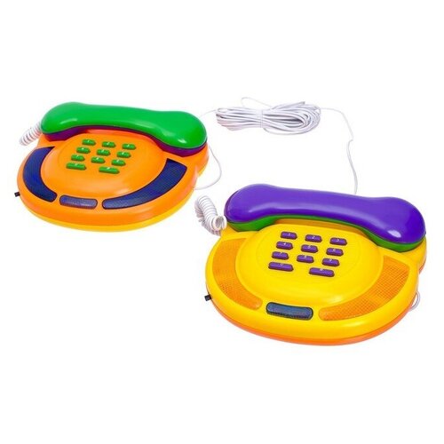 фото Телефон "весёлые игры", в наборе 2 телефона сима-ленд