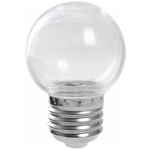 фото Лампа светодиодная feron lb-37 шарик прозрачный e27 1w 2700k