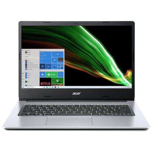 фото Ноутбук acer aspire 3 a314-35-p6v5 14.0" fhd ips/pentium silver n6000/8gb/256gb/intel uhd graphics/win 10 home/noodd/серебристый (nx.a7ser.00p)