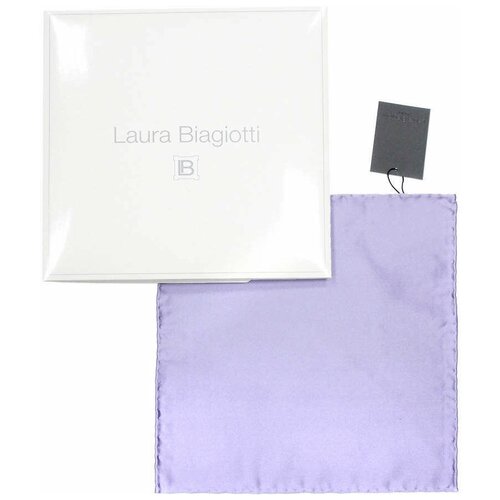 фото Светло-фиолетовый карманный платок из шелка laura biagiotti 821404