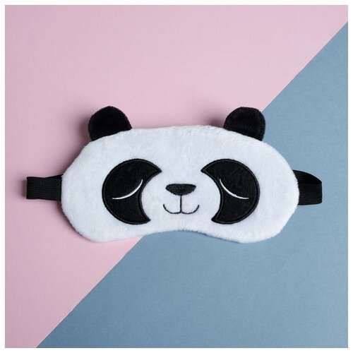 фото Маска для сна фигурная "панда" yandex market