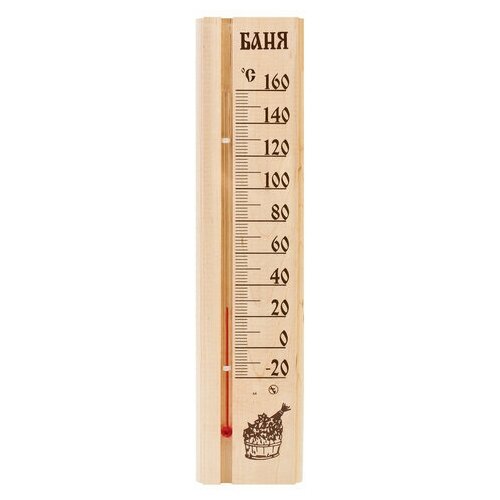 фото Термометр для бани и сауны, диапазон измерения: от 0 до +160°c, птз, тсс-2б, 1 шт. первый термометровый завод