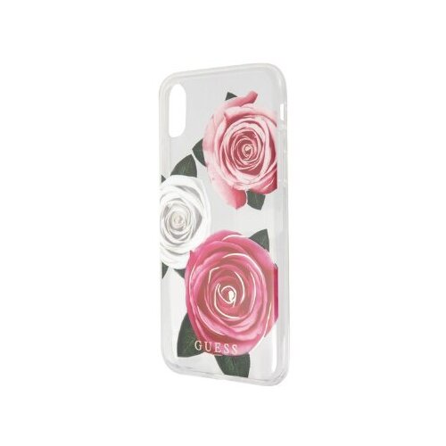 фото Чехол-накладка cg mobile flower desire transparent hard для apple iphone x/xs tricolor roses