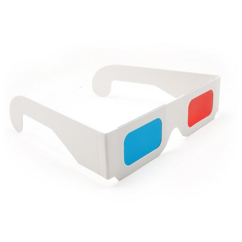 Анаглифные 3D очки красный/синий (5 шт./уп 3d очки