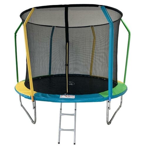 фото Батут 10ft 3,05м sportelite fly фиберглас с защитной сеткой внутрь и лестницей fr-60-10ft sport elite