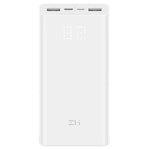 фото Внешний аккумулятор xiaomi zmi power bank aura qb821 20000mah white