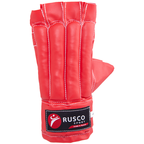 фото Перчатки снарядные, шингарды, кожзам, красно- сине- черный rusco (xl) rusco sport