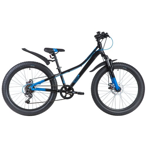 фото Подростковый горный (mtb) велосипед novatrack dozer 6.d (2021) синий 12" (требует финальной сборки)