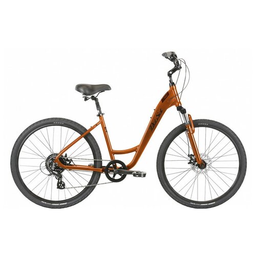 фото Городской велосипед del sol lxi flow 2 st 27.5 (2021) оранжевый 17"