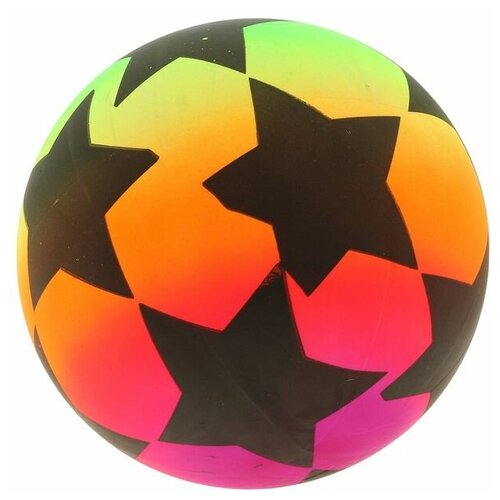фото Мяч детский «звёздочки», d=22 см, 70 г сима-ленд