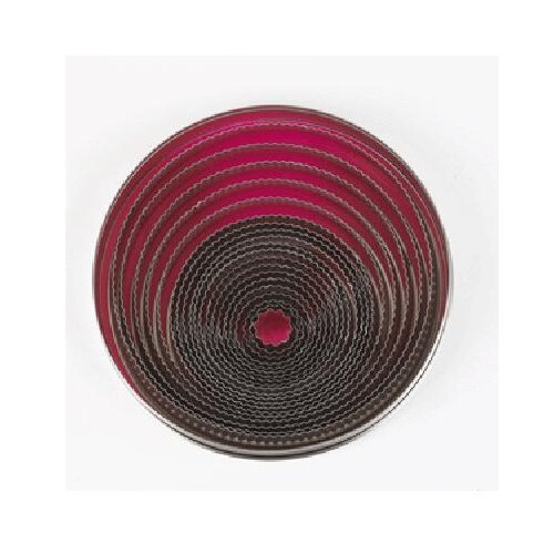 фото Форма кондитерская набор «круг» рифленый [20шт]; сталь нерж., paderno, арт. 47317-20