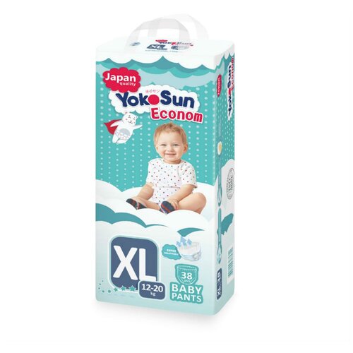 фото Yokosun трусики econom xl (12-20 кг), 38 шт.