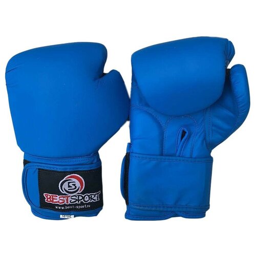 фото Перчатки боксерские best sport bs-бп1 pu, 12 oz, синие