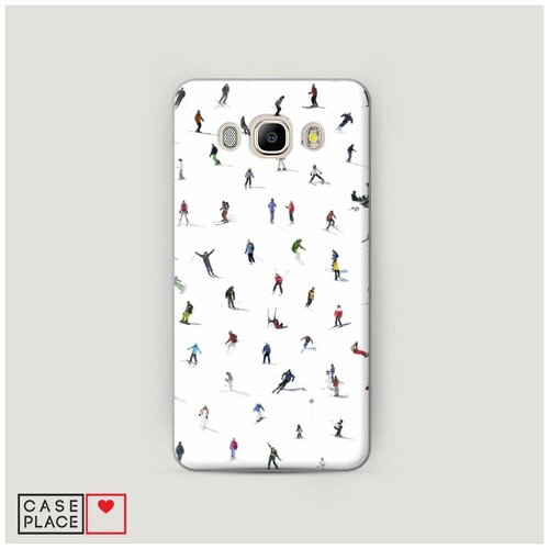 фото Чехол пластиковый samsung galaxy j5 2016 хобби лыжи case place