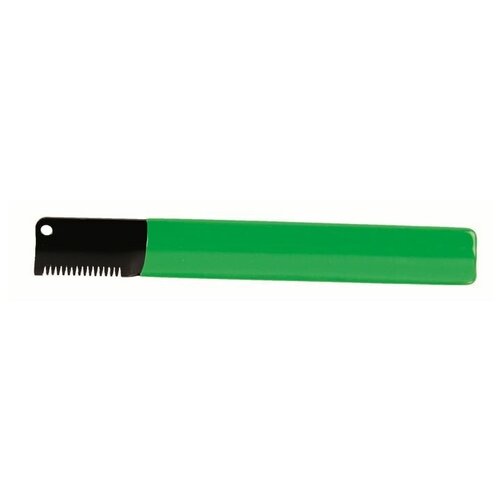 фото Standart тримминговочный нож для жесткой шерсти зеленый с нескользящей ручкой show tech