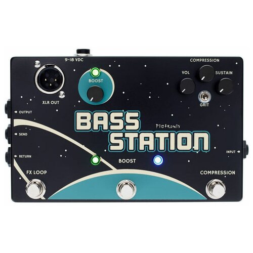 Фото - Педаль эффектов/примочка для бас гитары Pigtronix BSC Bass Station Custom Shop Pedal ampeg opto comp bass compressor напольная педаль компрессор для бас гитары