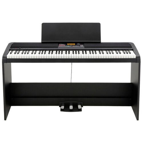 фото Korg xe20sp цифровое пиано, 88 клавиш, стойка и тройной педальный блок в комплекте