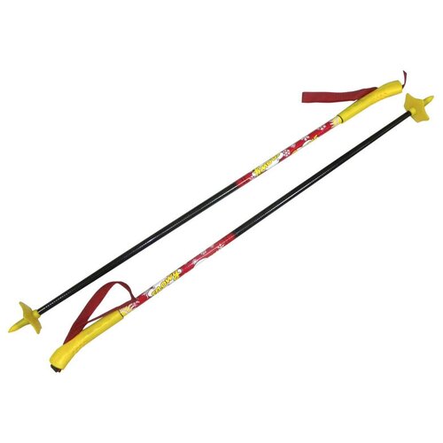 фото Лыжные палки stc 85 см snowy желтый/красный/черный