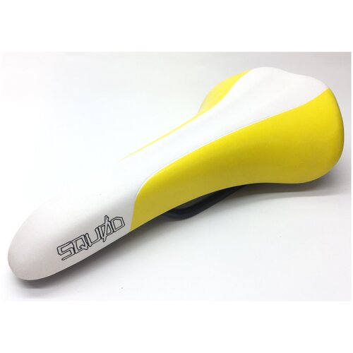 фото Седло selle san marco squod white/yellow