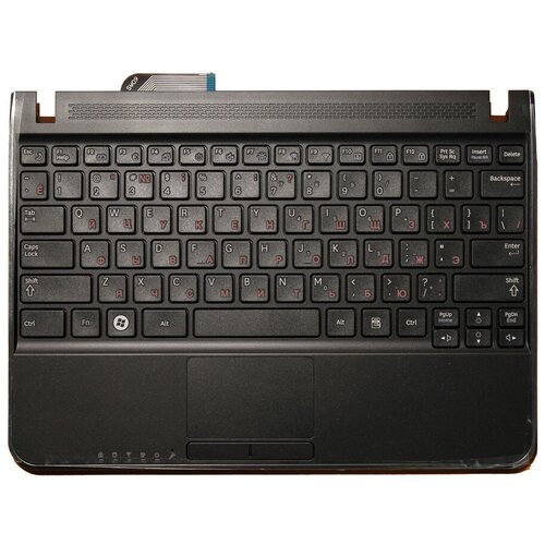 фото Клавиатура для ноутбука samsung n220 черная топ-панель