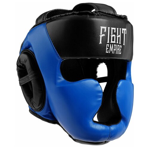 фото Шлем боксерский, соревновательный, размер l, цвет синий 4154014 fight empire