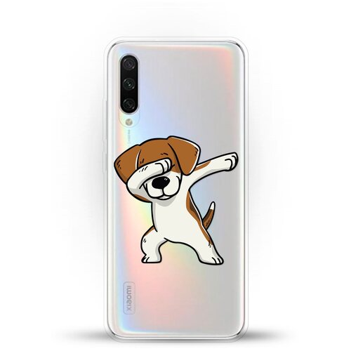 фото Силиконовый чехол swag бигль на xiaomi mi cc9e andy & paul