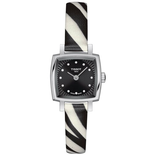 фото Наручные часы tissot часы tissot lovely square t058.109.17.056.00, черный, белый