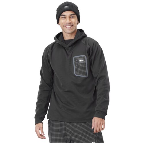 фото Толстовка сноубордическая picture organic bake grid fleece hoodie a black (us:xl)