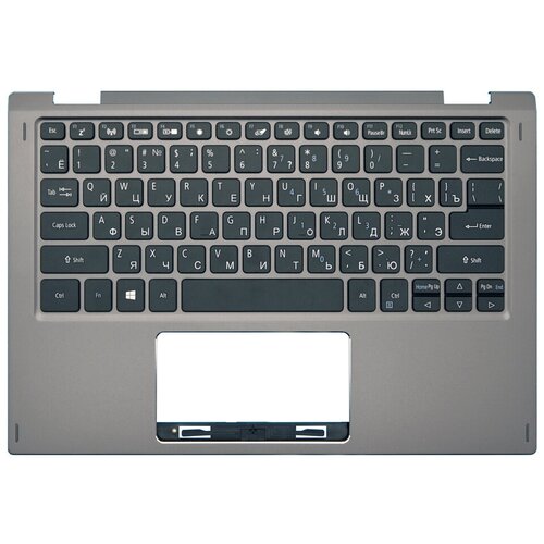 фото Клавиатура для ноутбука acer spin 1 sp111-32n серая топ-панель