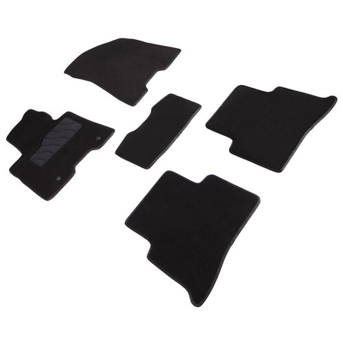 фото Ворсовые lux коврики в салон seintex для kia sportage iv 2015- н. в. (черные, 89148)