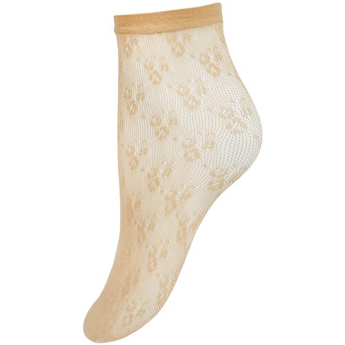 фото Женские носки mademoiselle, 20 den, размер unica, бежевый