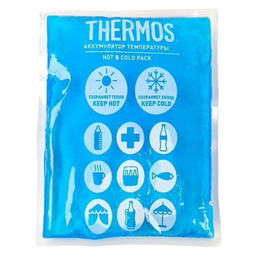 фото Thermos аккумулятор температуры gel pack hot and cold 150г, голубой