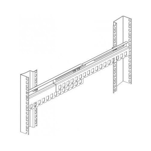 фото Горизонтальный кабельный органайзер 19" 1u, раздвижной 450-1000 мм цмо гко-45-100 .