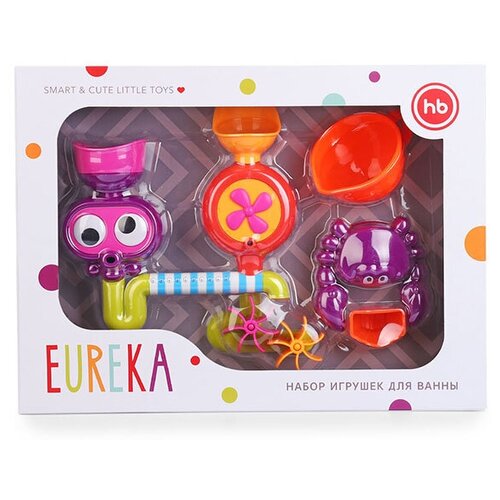 фото Набор игрушек для ванной eureka happy baby