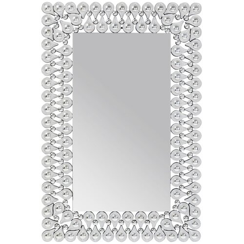 фото Kare зеркало goccia, коллекция "капли" 80*120*2, зеркальное стекло, мдф, бесцветный