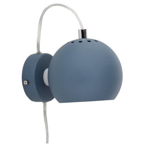 фото Лампа настенная ball, темно-голубая, структурное напыление frandsen
